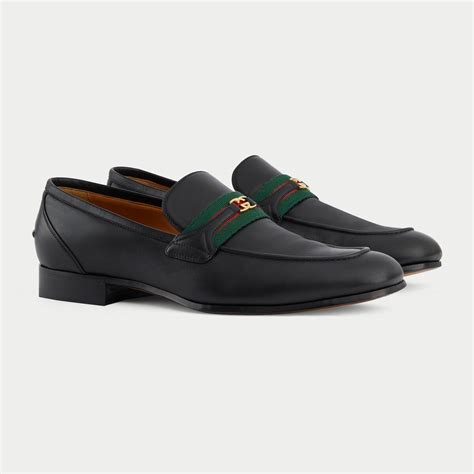 gucci ha ha ha loafer with interlocking g|gucci leather loafers.